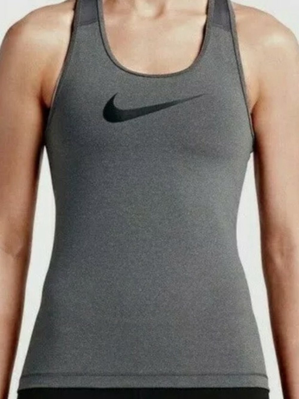 Nike Racerback Tank Top Gray Size M